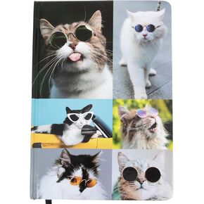 Kathy & Jiggs: Cool Dog A5 Lined Journal 160 Pages, 5.8 X 8.4 Hardcover Notebook, College Ruled: Cute Aesthetic Gifts for Dog Mom, Dads, Kids, Animal Lovers, Men, Women, Note Book, Diary, Journaling