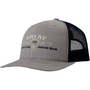 ARIAT Mens FlexFit 110 Cap - Embroidered Name Logo, Denim
