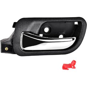 79542 Interior Door Handle Front Driver Side Replacements for 2003 2004 2005 2006 2007 Honda Accord,Black