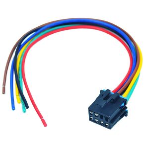AC Heater Climate Fan Speed Control Connector Wiring Harness for Chevy Silverado 1500 2500 3500 Tahoe 1996-1999, Replace 15306189, PT1346