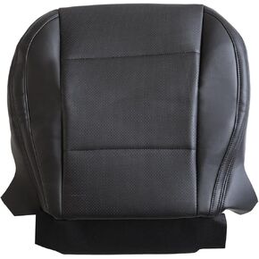 GXARTS Driver Side Bottom Perforated Leather Replacement A/C Seat Cover Slate Black Compatible with Subaru Outback Legacy 2015 2016 2017 2018 2019