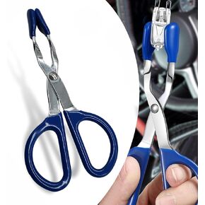 1 PC Automotive Mini Bulb Disassembly Pliers, 4.72" Easy Grip Handles for Hard to Reach Micro Bulbs, Special Clamping Tool for Broken Bulbs, Universal Bulb Pliers Accessories for Cars (Blue)