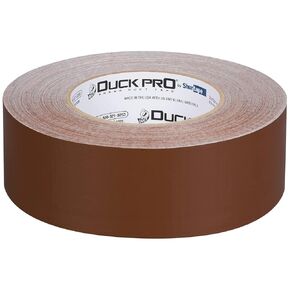 Shurtape Duck Pro Contractor Grade, Colored Cloth Duct Tape for Industrial Color Coding, Sealing, Seaming and Splicing, 48mm x 60yd, 9.0 mil, Black, 1 Roll (105462)