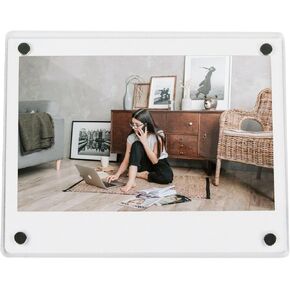 5 Pcs Magnetic Photo Frame for Fujifilm Instax Wide, Sqaure, Polaroid 600, i-Type, POP Films - Fridge Magnet Photo Holder (3.5 x 4.25 inch)
