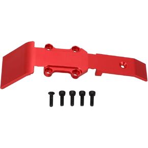 SUNGOOYUE Portable RC Skid Plate, Aluminum Alloy Lightweight 1/16 RC Front Skid Plate for E Revo VXL (Blue)
