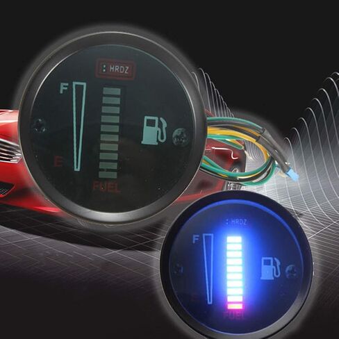 12 فولت تيار مستمر 52 مللي متر شاشة LED لسيارة دراجة نارية مستوى الاستشعار استبدال مقياس الوقود in Kuwait