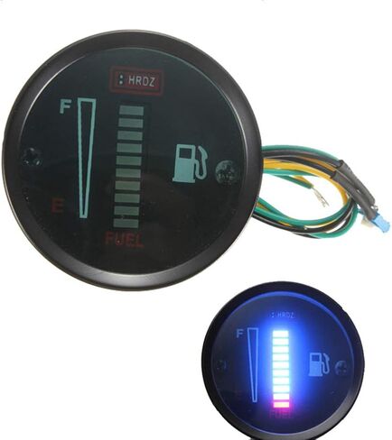 12 فولت تيار مستمر 52 مللي متر شاشة LED لسيارة دراجة نارية مستوى الاستشعار استبدال مقياس الوقود in Kuwait