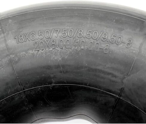 أنابيب داخلية شديدة التحمل 20x8.00/10.00-8، 20x8-8، 20x10.00-8، 20x10-8 18x6.50-8، 18x7.50-8، 18x8.50-8 18x9.50-8 لجزازات العشب والجرارات وعربات الجولف وأكثر من ذلك، (عبوة واحدة) مع ساق صمام مستقيم in Kuwait