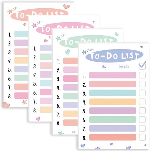 Say Goodbye to Boring Sticky Notes with SIMPWAY to Do List Sticky Notes - 300 Sheets 4 x 6 Inches to Do List Notepad - Great for Work and Back to School in Saudi Arabia