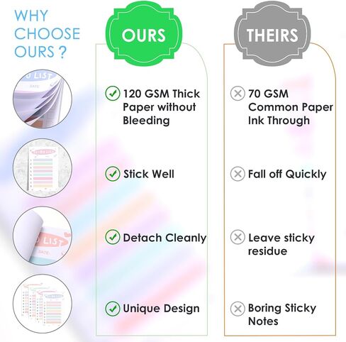 Say Goodbye to Boring Sticky Notes with SIMPWAY to Do List Sticky Notes - 300 Sheets 4 x 6 Inches to Do List Notepad - Great for Work and Back to School in Saudi Arabia