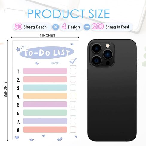 Say Goodbye to Boring Sticky Notes with SIMPWAY to Do List Sticky Notes - 300 Sheets 4 x 6 Inches to Do List Notepad - Great for Work and Back to School in Saudi Arabia