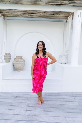 West Indies 100% Pure Soft Cotton Women’s Designer Sarong Pareo Swimsuit Cover up – Many Beautiful Colors and Designs in Saudi Arabia