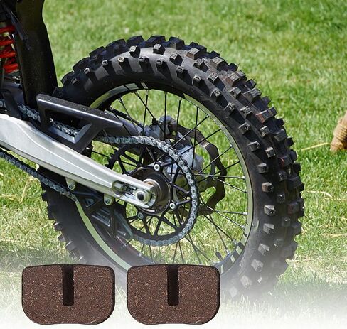 قطعتان من وسادات الفرامل الدائرية، وسادات فرامل الدراجة الصغيرة، ماسك فرامل قرص اللهب لشفرات الحلاقة MX500 MX650 SX500 McGrath RSF650 Motovox، دراجة موتوكروس كهربائية رباعية E500S سكوتر كهربائي ATV جزء in Kuwait