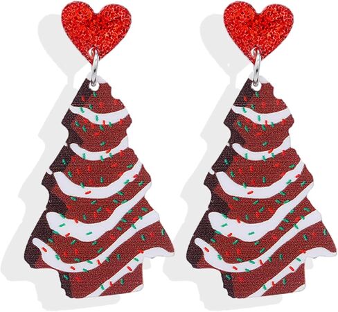Christmas Earrings Set Snowman Dangle Drop Earrings Christmas Tree Jingle Bell Reindeer Snowflake Earrings Xmas Earrings Christmas Jewelry Christmas Gifts in Kuwait