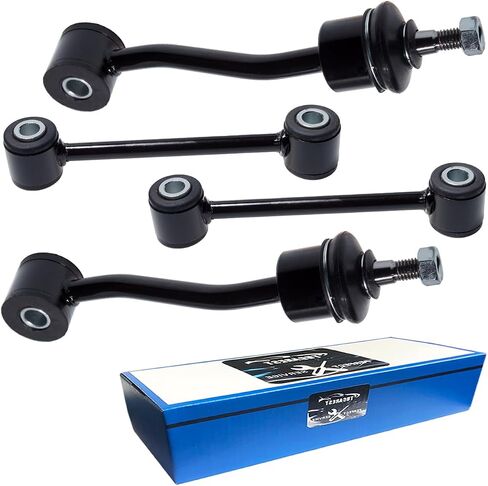 Front Rear Stabilizer Sway Bar Link 4Pcs (K80244 K3197) Compatible With 1997-2006 Je-ep Wrangler TJ [# 5208771AB 52088896AA 52087771 52087863] in Saudi Arabia