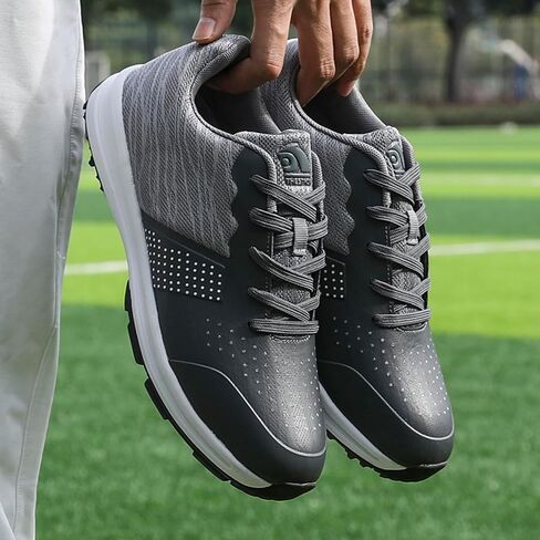 Golf Shoes Men Sipkeless Golf Wears for Men Golfers Sneakers Outdoor Walking Footwears in Saudi Arabia