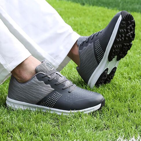 Golf Shoes Men Sipkeless Golf Wears for Men Golfers Sneakers Outdoor Walking Footwears in Saudi Arabia