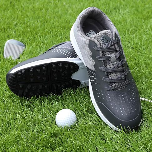 Golf Shoes Men Sipkeless Golf Wears for Men Golfers Sneakers Outdoor Walking Footwears in Saudi Arabia