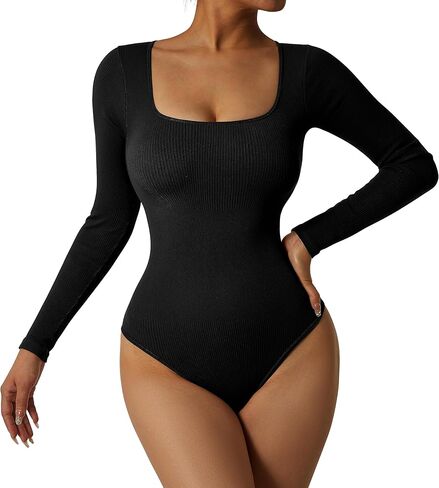 بدلة للجسم نسائية من RXRXCOCO بأكمام طويلة وسحاب ورقبة على شكل حرف V in Kuwait