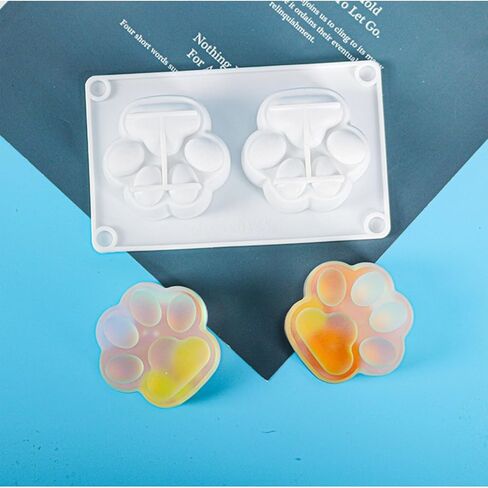 قوالب راتنج السيليكون لمخالب القطط، قوالب راتينج مخلب الكلاب والقطط، قوالب صب إيبوكسي، صنع سلسلة مفاتيح يمكنك صنعها بنفسك حرف فنية in Kuwait