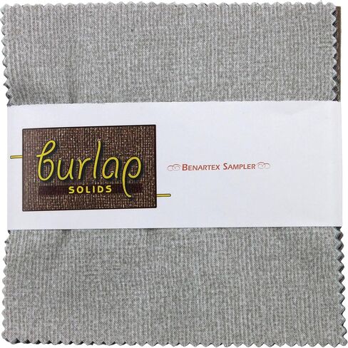 Burlap Solids 5X5 Pack 42 5-inch Squares Charm Pack Benartex in Kuwait