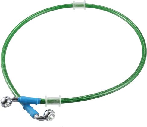 X AUTOHAUX 100cm AN3 M10 Car Hydraulic Brake Line Oil Hose Pipe Fitting 28° 90° Stainless Steel for Car Motorcycle Dirt Racing Bike Black in Saudi Arabia