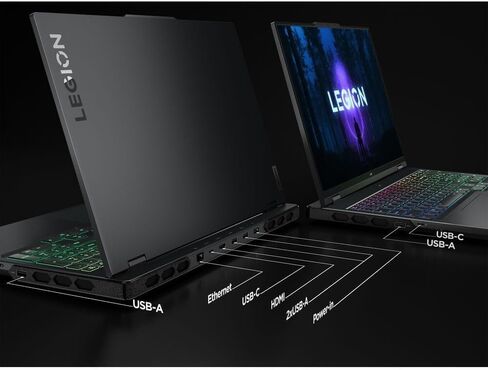 Lenovo 2024 Newest Legion Pro 7 كمبيوتر محمول للألعاب، شاشة 16 بوصة 240 هرتز WQXGA، Intel-Core i9-13900HX(24-core)، GeForce RTX 4080، 64GB DDR5، 4TB SSD، لوحة مفاتيح بإضاءة خلفية، WiFi 6، Win 11 Home، مع ماوس ألعاب in Kuwait