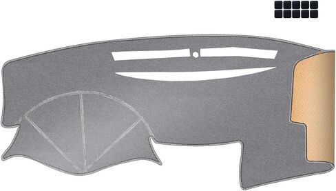 ترقية غطاء لوحة القيادة داكرون المناسب لـ 2007-2011 تويوتا كامري فعال مضاد للوهج، يقلل الانعكاس، حماية من الشمس، مقاوم للغبار، ممتص للرطوبة ومقاوم للأشعة فوق البنفسجية - رمادي in Kuwait