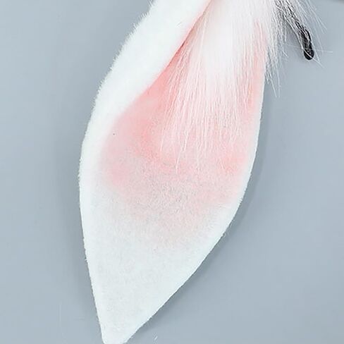 Women/Girls Cosplay Bunny Ears Rabbit Headband Animal Ears Furry Bunny Ears Party Accessories (MHTCET-1White) in Saudi Arabia