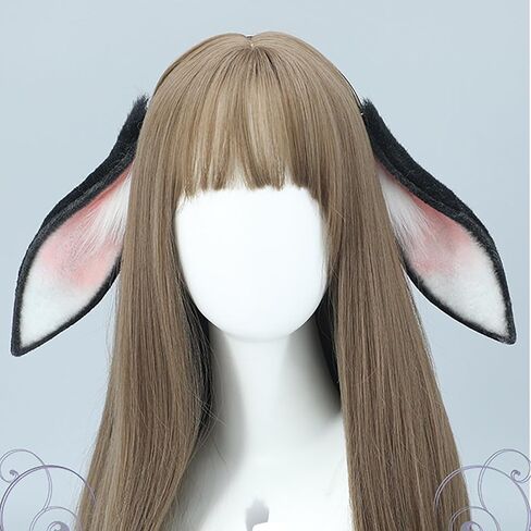 Women/Girls Cosplay Bunny Ears Rabbit Headband Animal Ears Furry Bunny Ears Party Accessories (MHTCET-1White) in Saudi Arabia