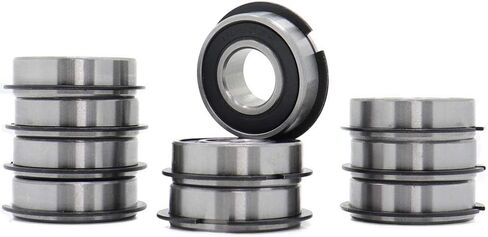 10 PACK 99502HNR，Go Kart Snap Ring Wheel Bearings, 5/8" ID x 1-3/8" OD x 7/16" Width for Motor, Mini Bike, Lawn Mower, Go Kart, Wheelbarrows, Carts & Hand Trucks in Saudi Arabia