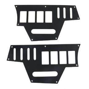 Dash Switch Panel, 8 Switch Panel Plate Compatible with Polaris RZR XP 1000 900 2 Doors and 4 Doors Set of 2 Dash Plate