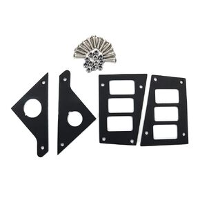 Aluminum Dash Panel, Switch Dash Panel Plates Compatible with Polaris RZR XP 1000 RIDE COMMAND 2017 2018