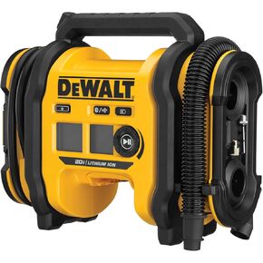 DEWALT 20V MAX Tire Inflator, Compact and Portable, Automatic Shut Off, LED Light, Bare Tool Only (DCC020IB)