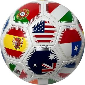 Icon Sports Country Flags Soccer Ball Size 5, World Club National Teams, Flag Soccer Ball #5
