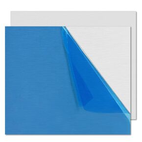 6061 Aluminum Sheet,4" x 4"-20 Gauge(0.8mm) Thickness,99.9% Pure Aluminum Plates for DIY, Jewelry, Electrical, Repair, Industrial(2 Pac）