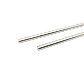 304 Stainless Steel Rods 6mm x 500mm Solid Round Rods for DIY Crafts - 10pcs
