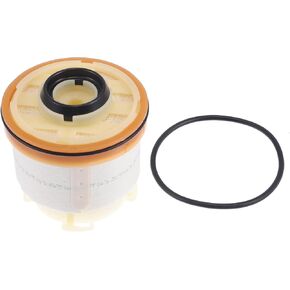 Motoforti Fuel Filter, Diesel Fuel Engine Filter, for Toyota Hilux KUN16 KUN26, Paper Plastic Rubber, No.233900L050, Orange