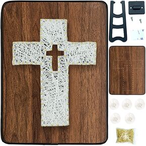 BAZIMA DIY String Art Kit for Beginner, Unique Gift,DIY Cross Craft Kit,Craft Kit for Holidays