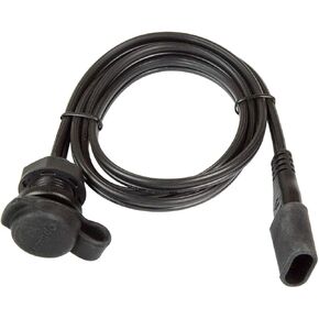 Tecmate OptiMATE Cable O-40, Weatherproof SAE socket, panel mount, Black