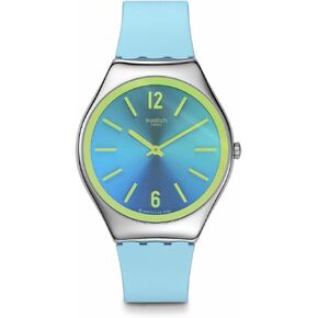 Swatch Casual Watch Blue Quartz Stainless Steel MIDDAY SKY