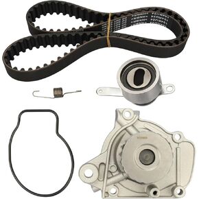 DRIVESTAR Engine Timing Belt Kit with Water Pump 1996 1997 1998 1999 2000 for Honda Civic Del Sol 1.6L