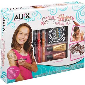 Alex Spa Totally Henna Deluxe Set Girls Fashion Activity