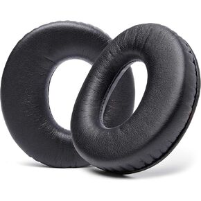 وسادات أذن بديلة من WC لسماعات Sony MDR-RF985R RF970 RF970RK RF960RK RF960R RF925RK & MDR-DS6500 | جلد أكثر نعومة، رغوة الذاكرة الفاخرة، سمك إضافي، عزل معزز للضوضاء | أسود