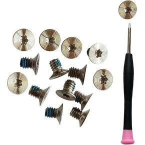 Maintenance Screws and Screwdriver for Minimalist Wallet Replacement Wallet Screws for Slim Wallet (Basic Silver)