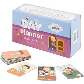 Magnetic Picture Cards For Kids From OKID, Picture Schedule For Daily Routines For Children, Visual Schedule For Preschool Kids And Toddlers, Picture Exchange System Tools, Communication Toys For Boys