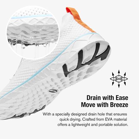 KOLILI Women's Stylish Water Shoes, Tennis Walking Shoes with Arch Support, Best for Water Sports, Travel & Walk in Kuwait