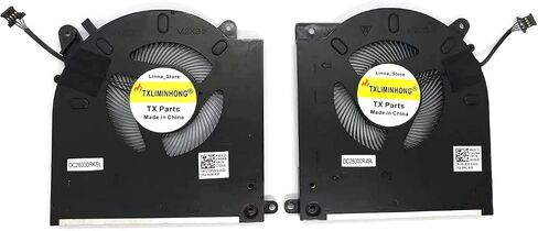 New Compatible CPU&GPU Cooling Fan for DELL Alienware RTX3080 M15 R3 M15 R4 AWM15-7272WHT-PUS AWM15R4-7689WHT-PUS 7818WHT ALWM15R3 Series 0D1X38 0TG9V0 12V Fan in Saudi Arabia