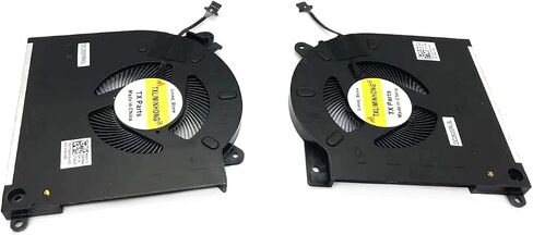 New Compatible CPU&GPU Cooling Fan for DELL Alienware RTX3080 M15 R3 M15 R4 AWM15-7272WHT-PUS AWM15R4-7689WHT-PUS 7818WHT ALWM15R3 Series 0D1X38 0TG9V0 12V Fan in Saudi Arabia