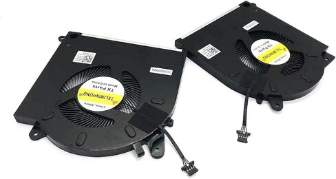 New Compatible CPU&GPU Cooling Fan for DELL Alienware RTX3080 M15 R3 M15 R4 AWM15-7272WHT-PUS AWM15R4-7689WHT-PUS 7818WHT ALWM15R3 Series 0D1X38 0TG9V0 12V Fan in Saudi Arabia